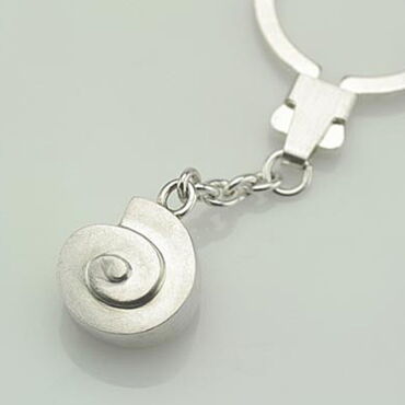 Schlüsselfreund "Schnecke klein" aus 935er Silber mit hochwertiger Mechanik